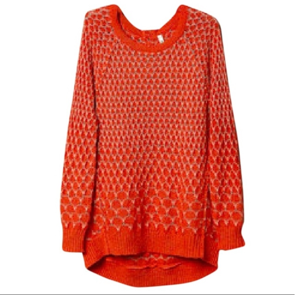 Anthropologie by Moth - Orange Dot Sweater (Sz XS)